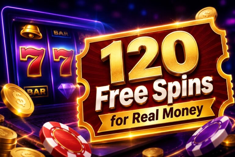 120 Free Spins for Real Money