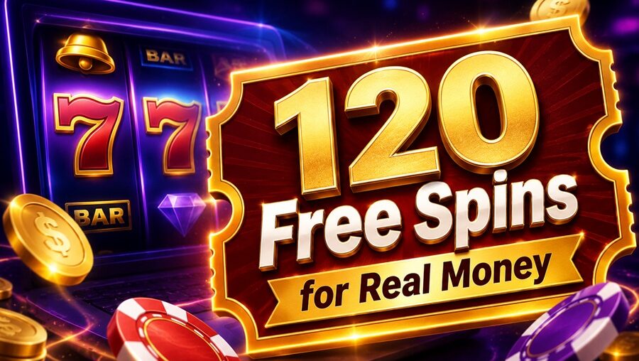 120 Free Spins for Real Money